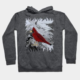 Crystal Cardinal Hoodie